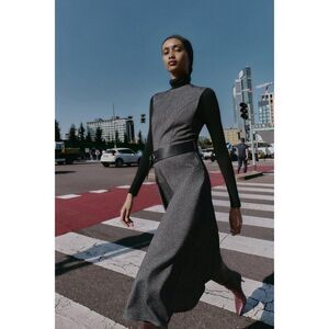 Zara | Dresses | Bloggers Fave Zara Long Knit Cape Dress | Poshmark